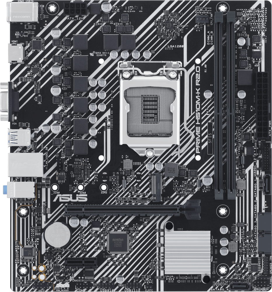 Материнская плата Asus PRIME H510M-K R2.0 90MB1E80-M0EAY0