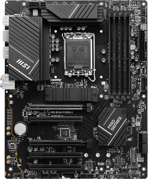 Материнская плата MSI PRO B760-P DDR4 II