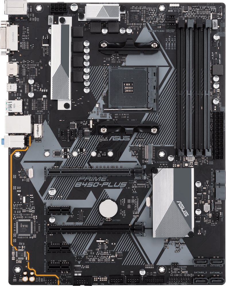 Материнская плата Asus PRIME B450-PLUS 90MB0YN0-M0EAY0