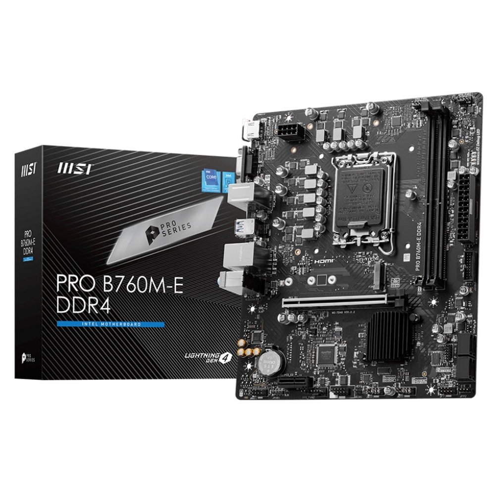 Материнская плата MSI PRO B760M-E DDR4