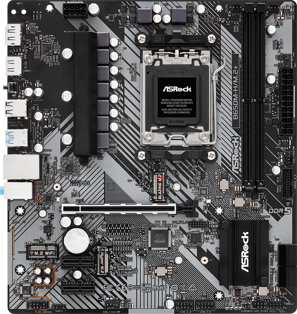 Материнская плата ASRock B650M-H/M.2+ B650M-H\/M.2+